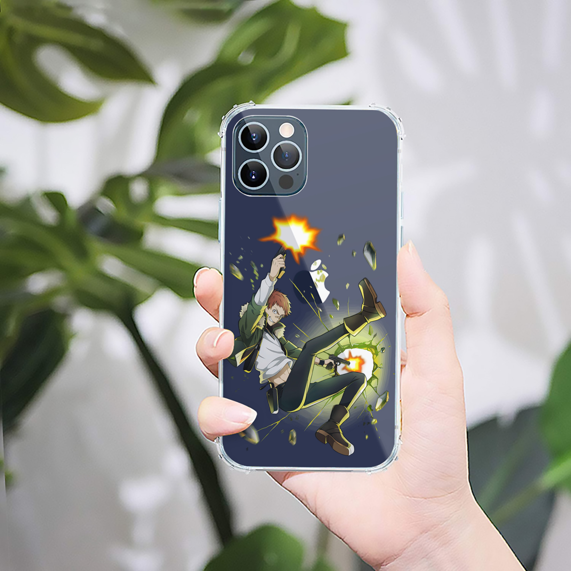 （画像用） 文豪ストレイドッグス Bungo Stray Dogs 【iPhone 12シリーズ対応】透明スマホケース（クリアソフトケース）